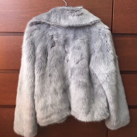 BNWT ❤️ TOPSHOP • faux fur coat - Picture 6 of 7